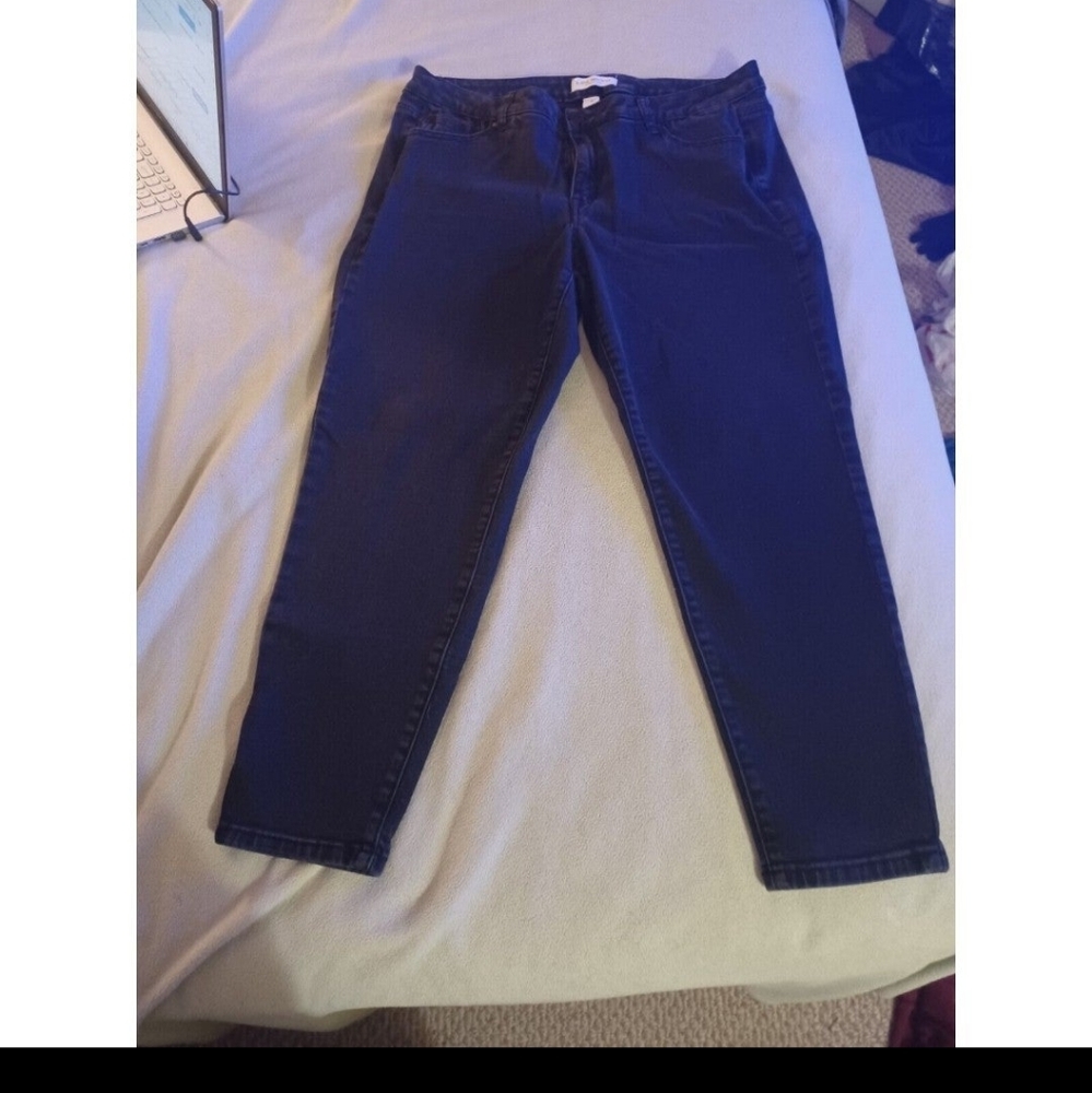 Lane Bryant Jeans Super Stretch Black Women Plus Size 18